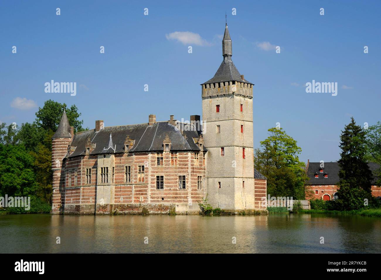 Castello di Horst, Holsbeek, Fiandre, Belgio Foto Stock