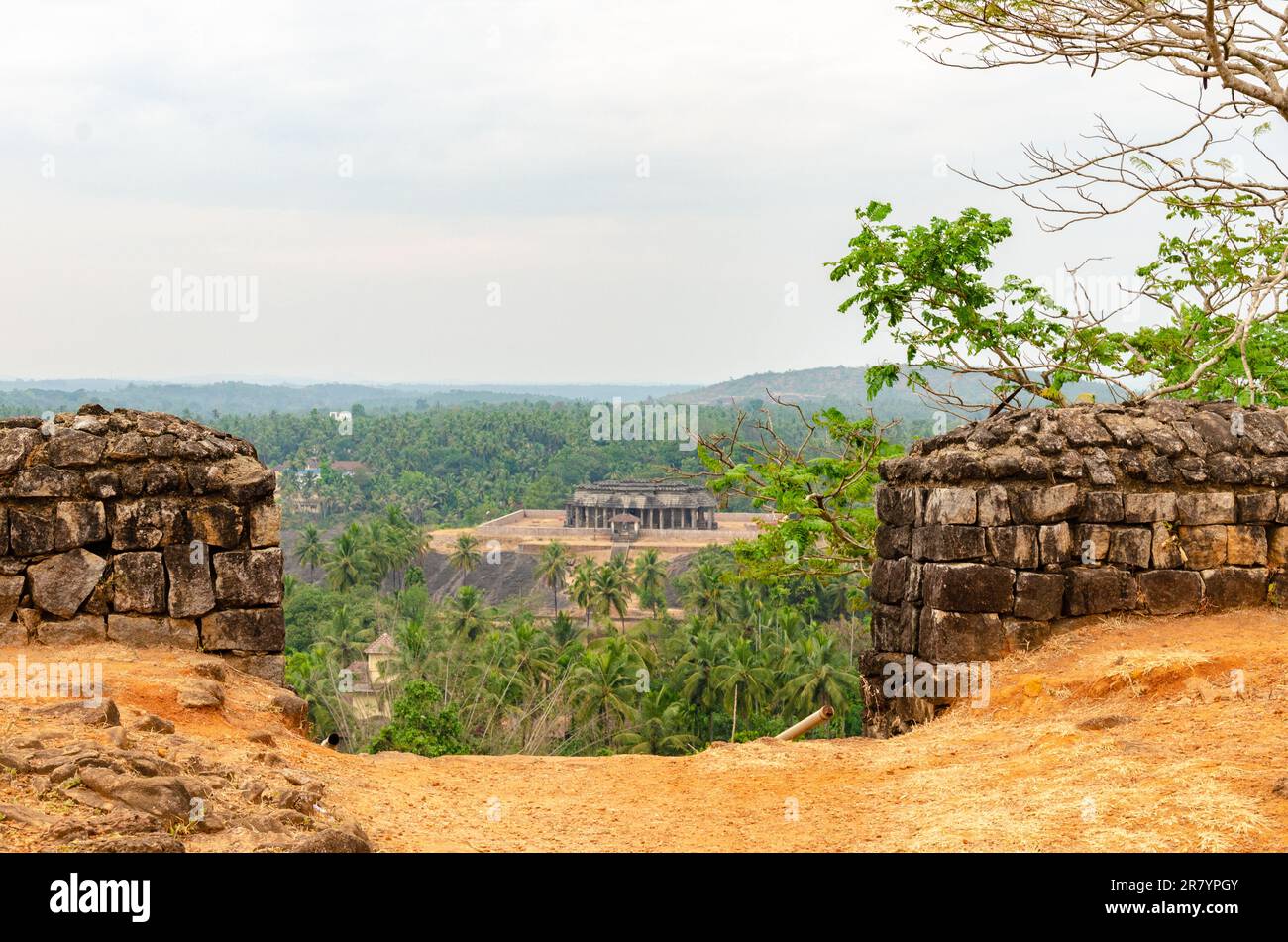 Shri Chaturmukha Jaina Basadi, un tempio di Jain a Karkala, Mangalore, India Foto Stock