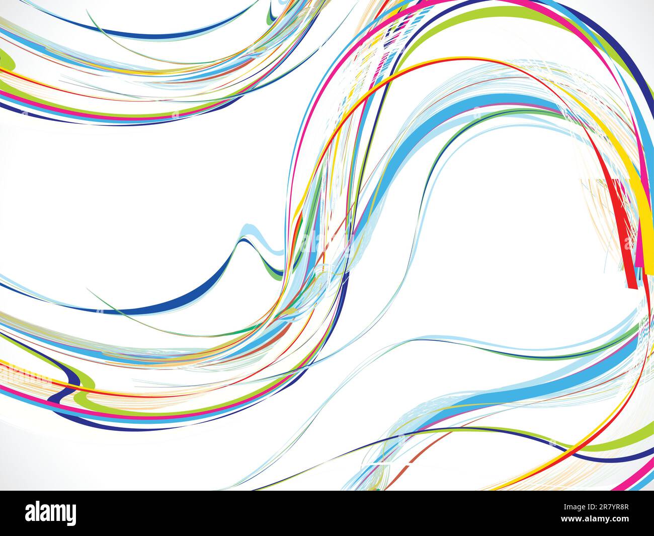sfondo dell'onda astratta con illustrazione del vettore di ombreggiatura Illustrazione Vettoriale