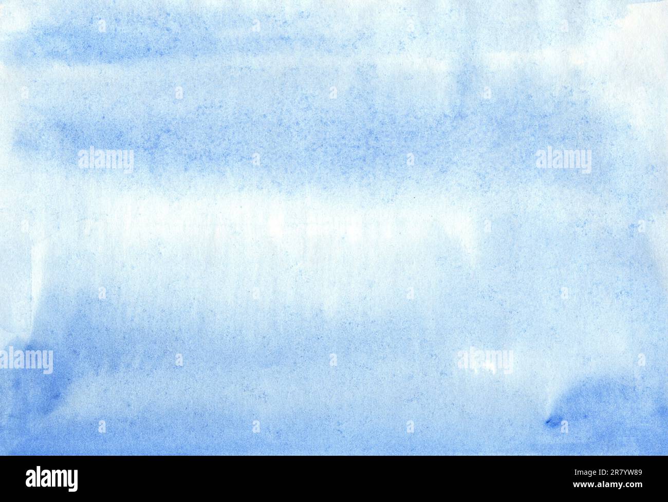 Acquerello dipinto a mano cielo e nuvole, sfondo astratto acquerello. Foto Stock