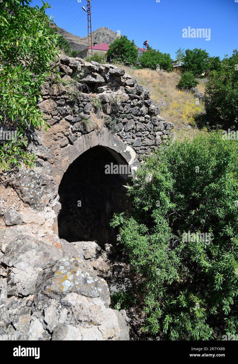 La storica chiesa di Mazgirt si trova nella città di Mazgirt di Tunceli, Turchia. Foto Stock