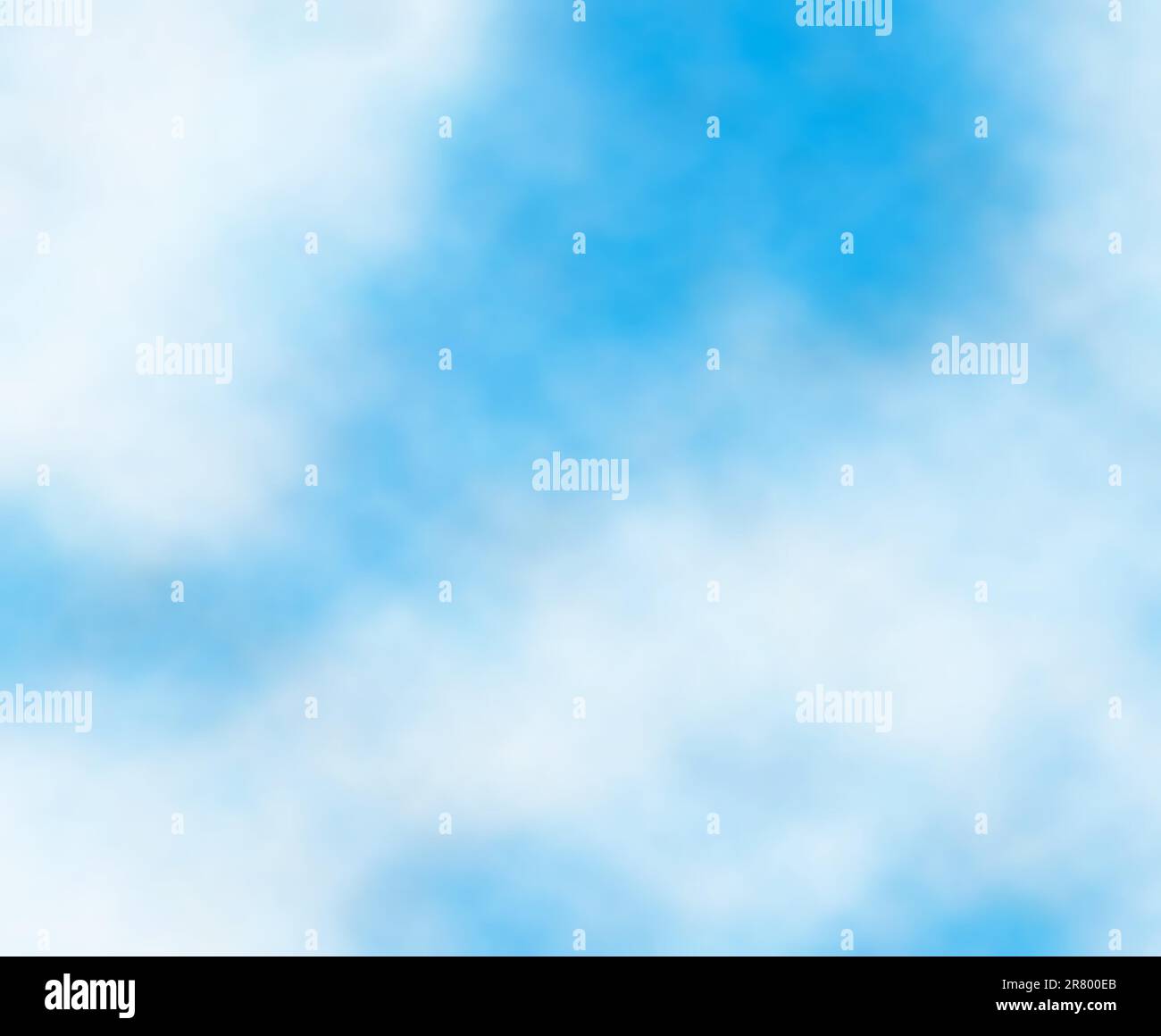 Vettoriale modificabile dettaglio sullo sfondo di nuvole bianche in un cielo blu Illustrazione Vettoriale