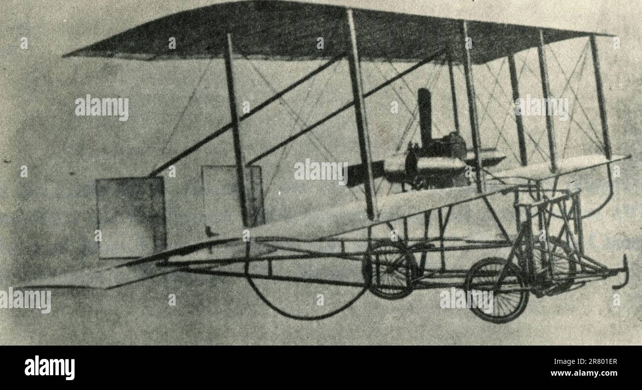 Velivolo italiano Faccioli N.3, Italia 1910s Foto Stock