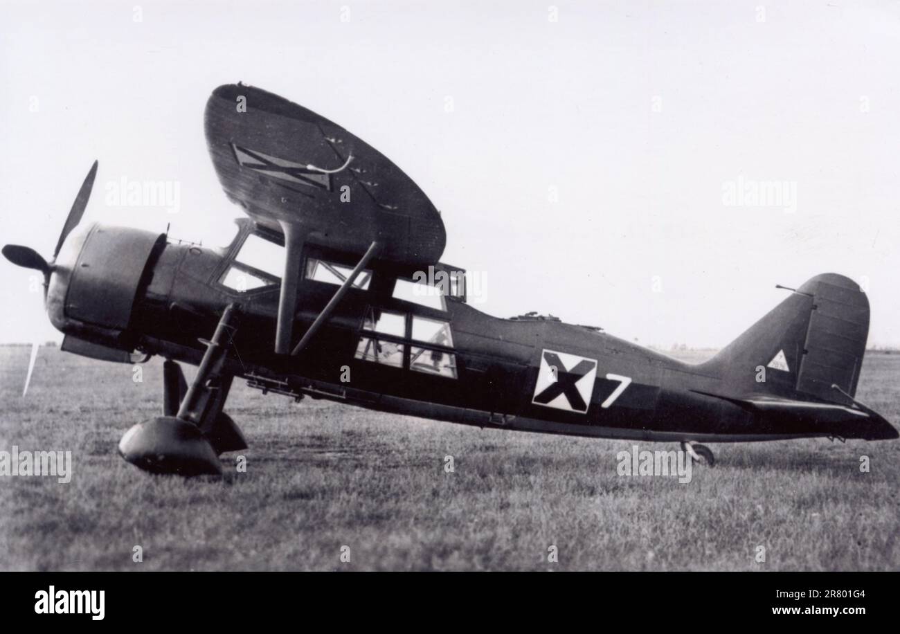 Aereo italiano Caproni KB.11 Bulgara aka Kaproni Bulgarski Fazan, Bulgaria 1940s Foto Stock