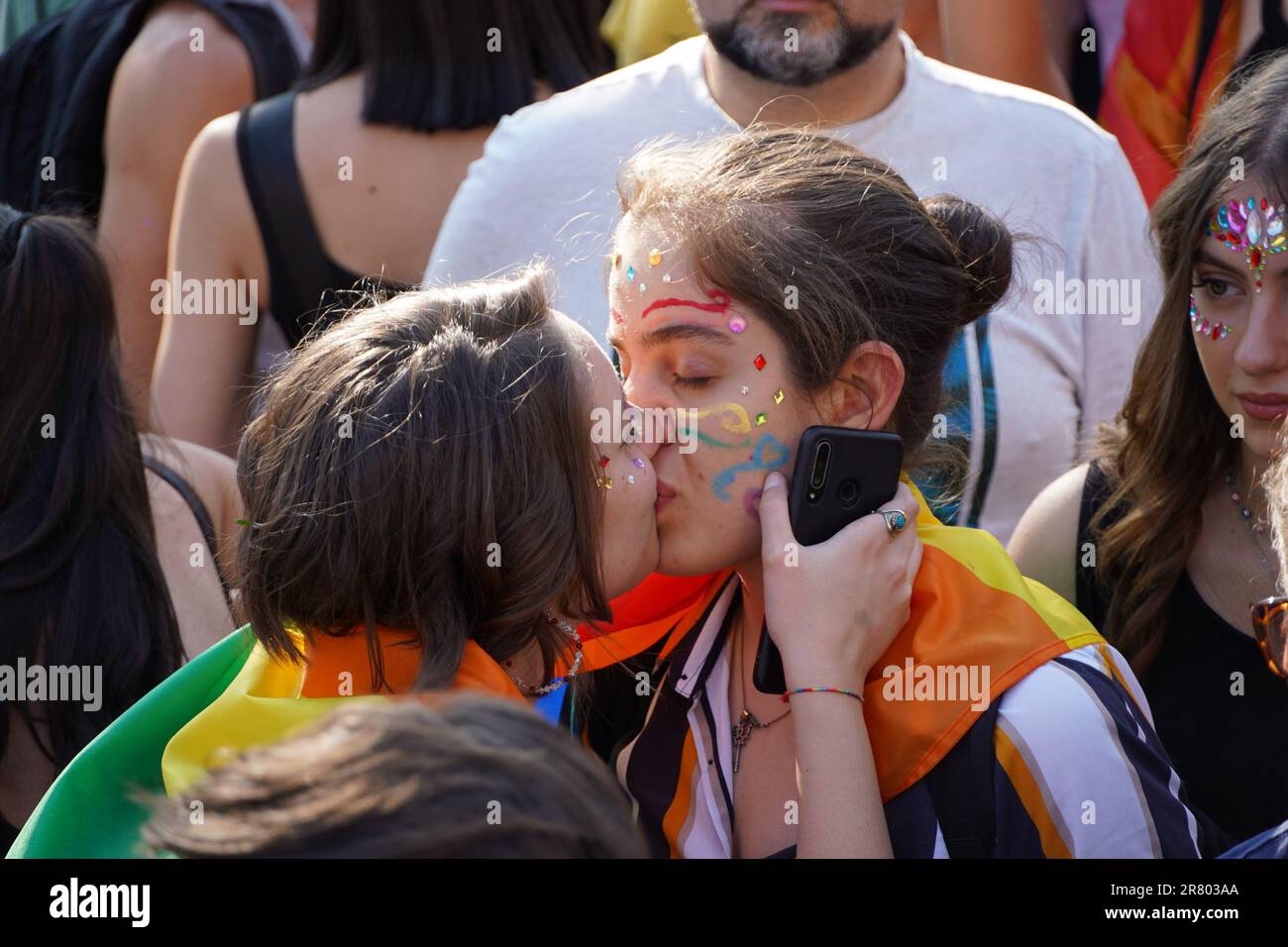 Catania Pride 2023 Polpo di Stato Foto Stock