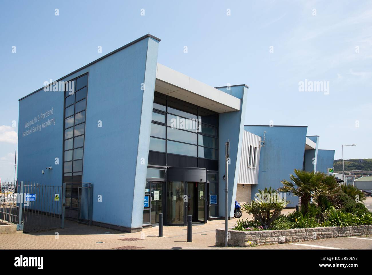 Weymouth e Portland National Sailing Academy Foto Stock