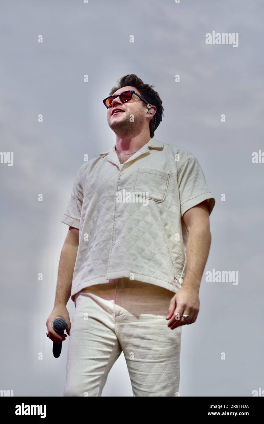 Niall Horan. Una direzione. Festa dell'isola di Wight. Domenica 18 giugno 2023 Foto Stock