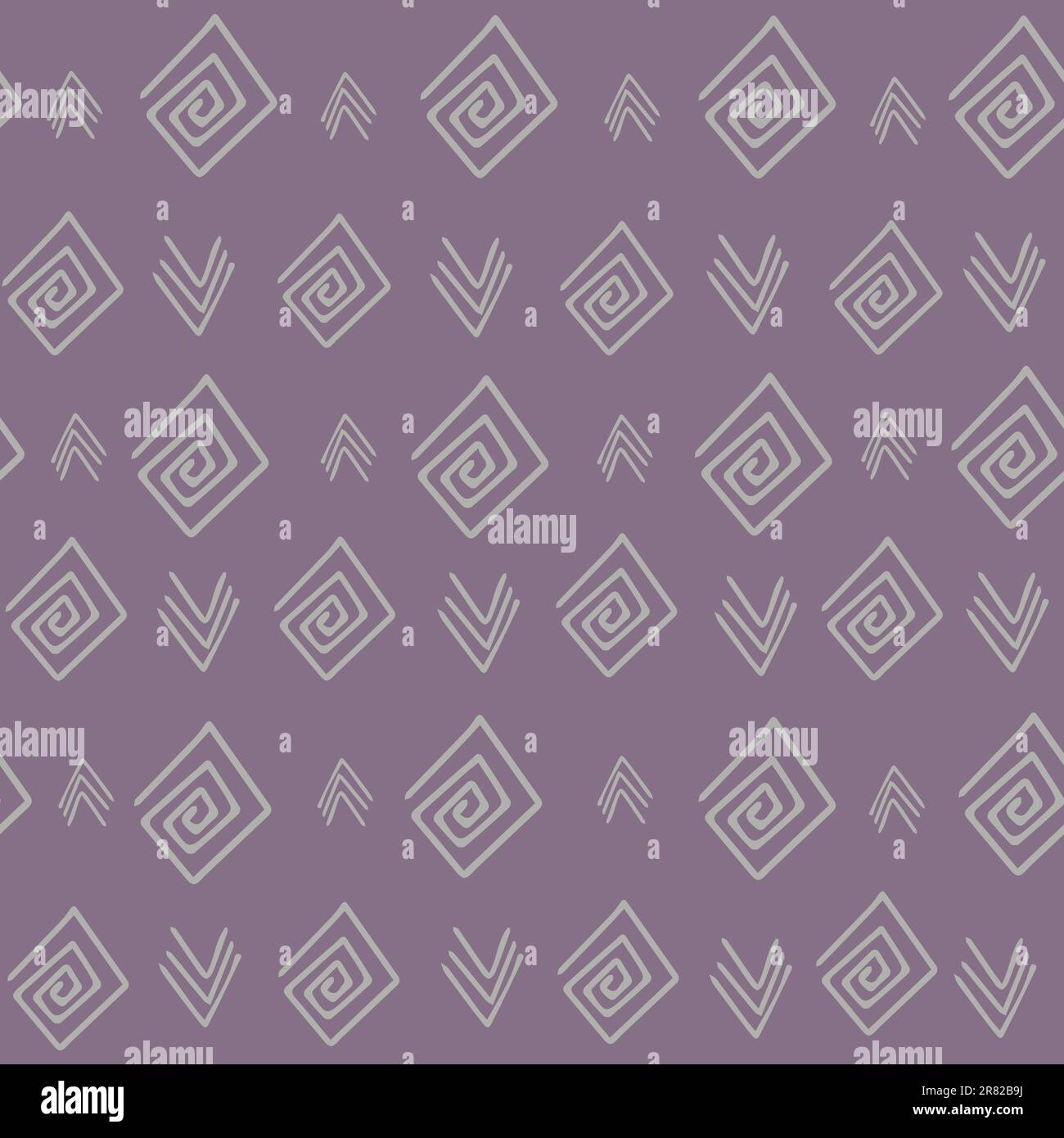 Disegno geometrico astratto con linee, rombo. Sfondo vettoriale senza giunture. Illustrazione Vettoriale