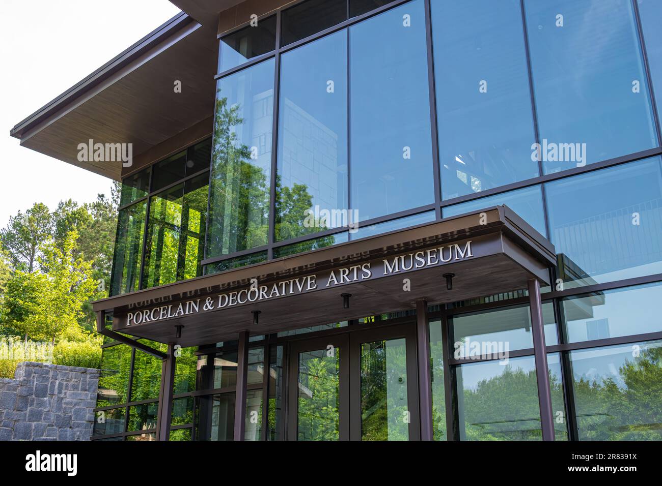 Museo delle Arti della porcellana e decorative presso il Giardino Botanico di Stato della Georgia ad Atene, Georgia. (USA) Foto Stock