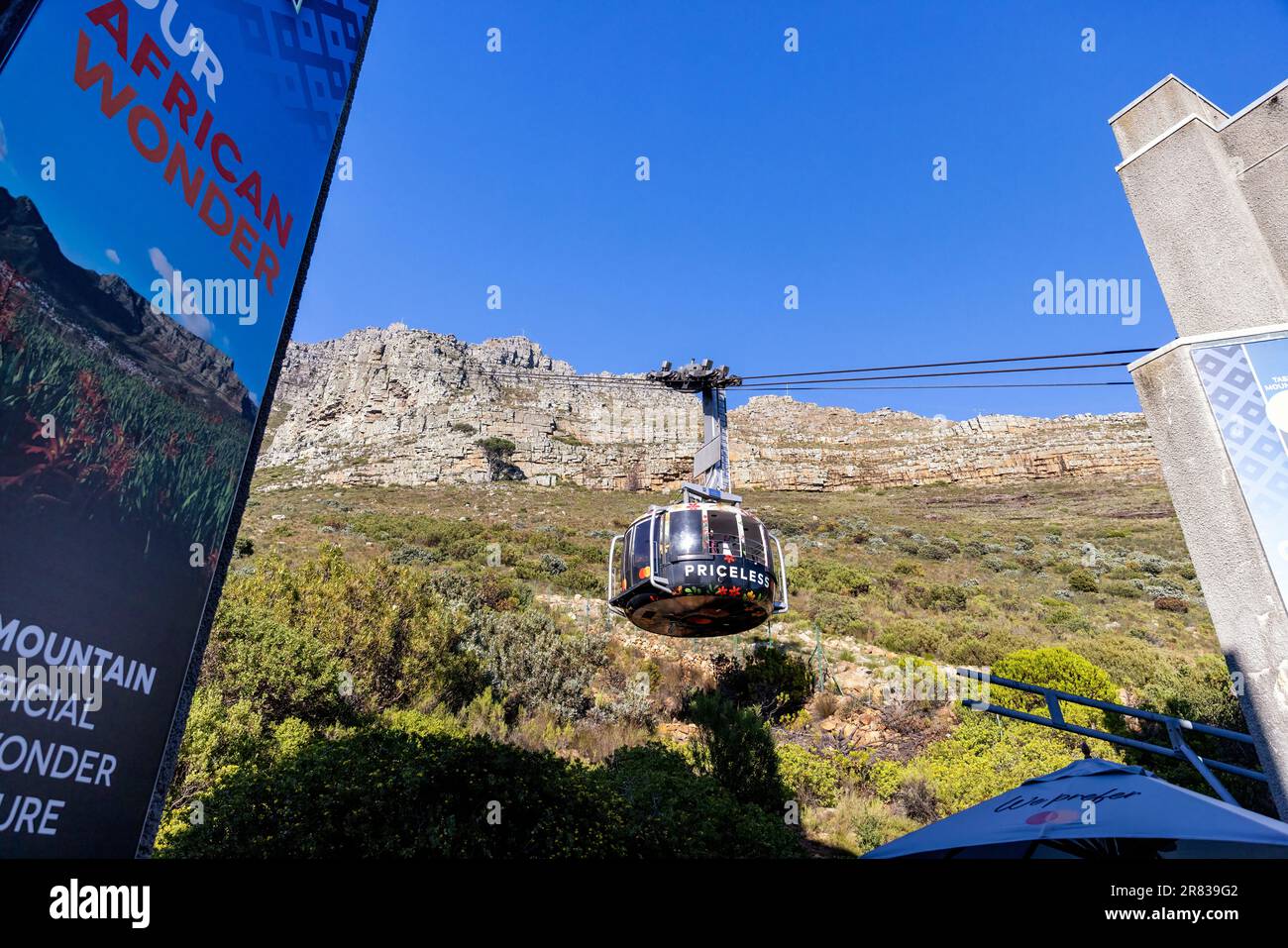 Funivia di Table Mountain - Città del Capo, Sud Africa Foto Stock