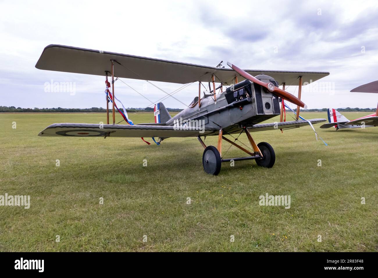 WW1 Bristol Fighter all'evento Flywheel al Bicester Heritage 2023 Foto Stock
