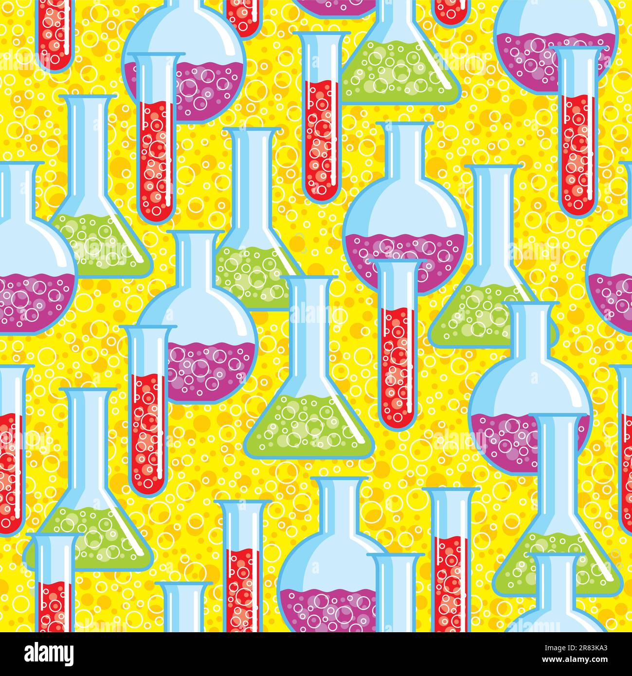 Pattern astratto - bolle vettoriali senza interruzioni Illustrazione Vettoriale
