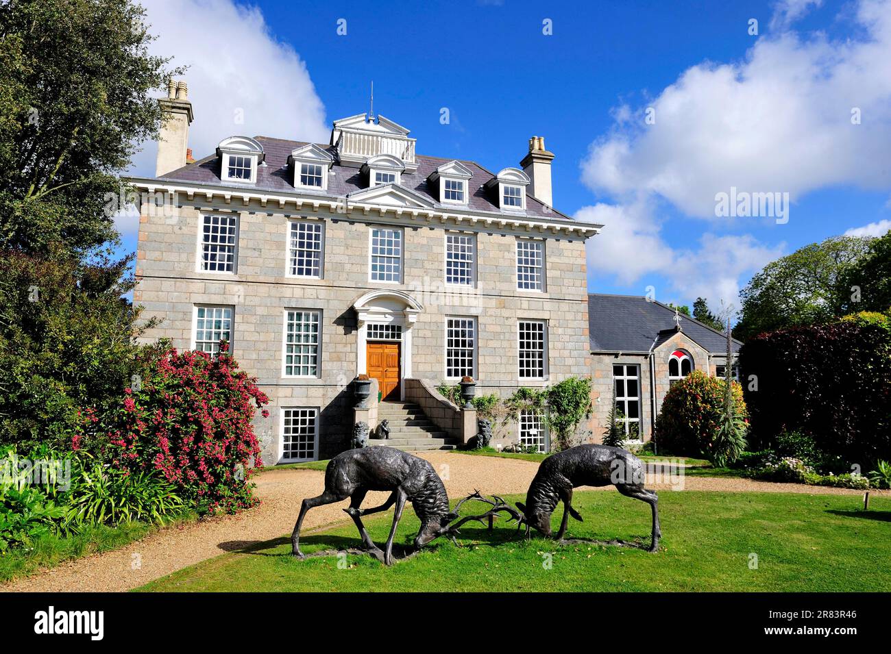 Peter de Sausmarez' Country House and Gardens, St Martin, Channel Islands, Guernsey Foto Stock