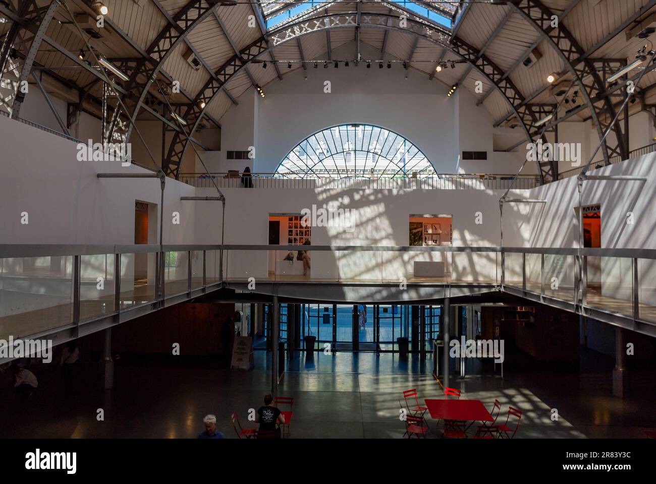 Parigi, Ile de France, Francia, il Pavillon de l'Arsenal è il centro di Parigi per l'architettura e l'urbanismo. Foto Stock