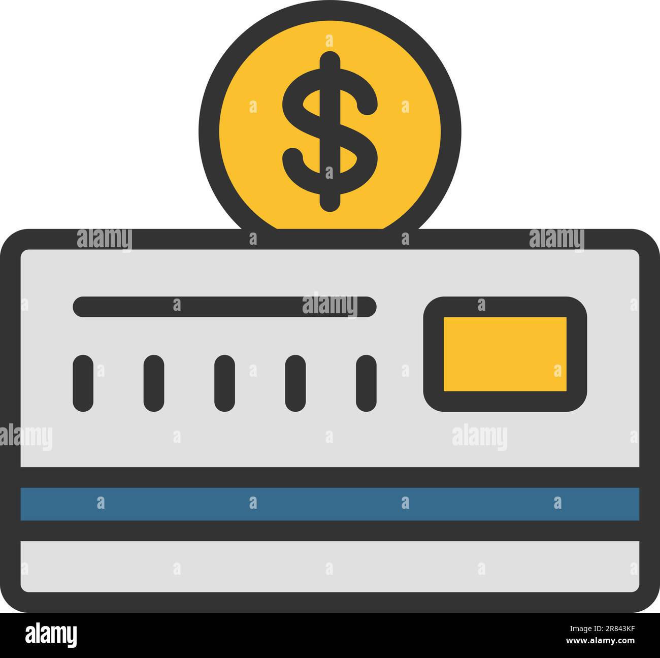 Carta di credito icona pagamento immagine vettore. Illustrazione Vettoriale