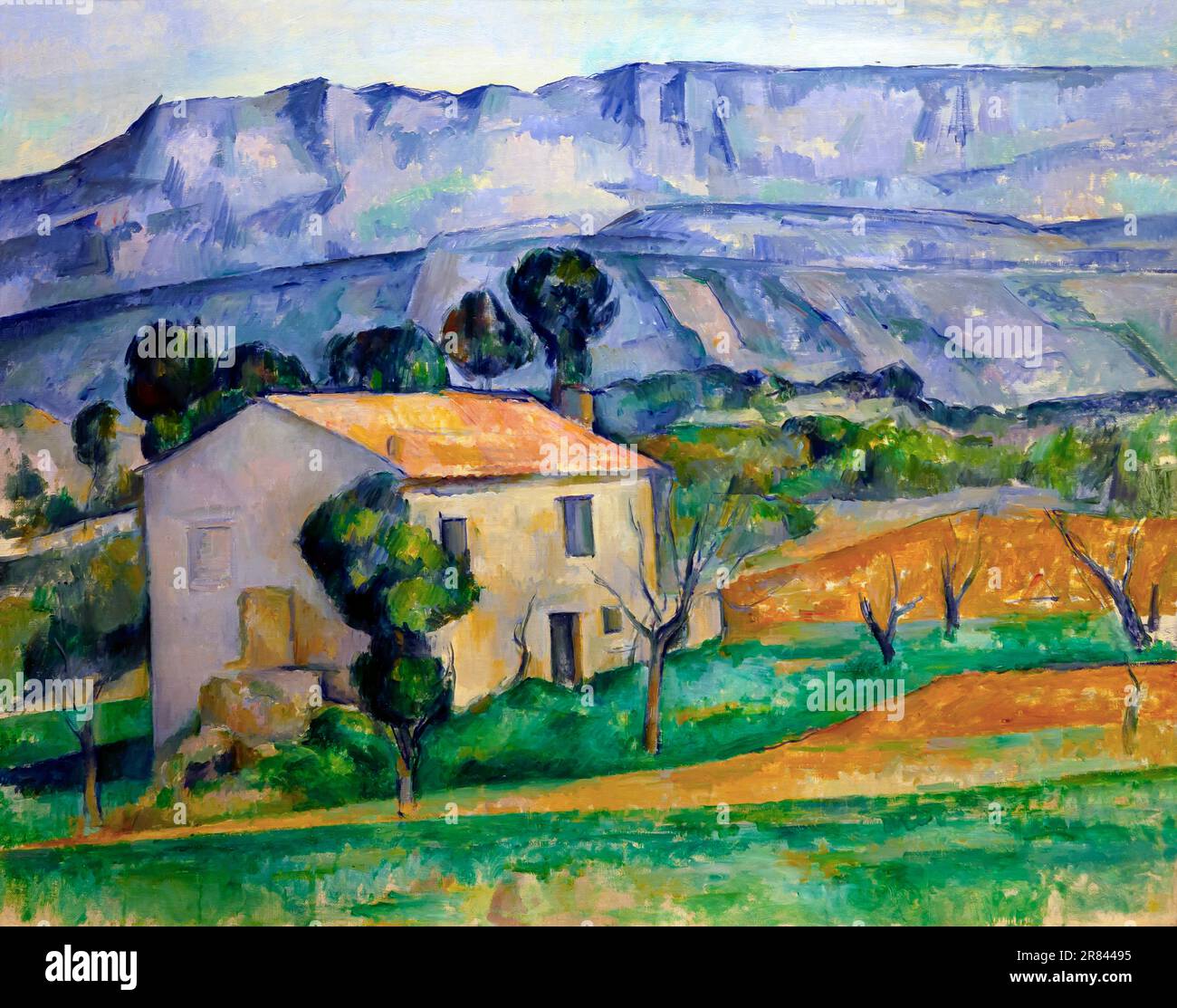 Casa in Provenza, Paul Cezanne, circa 1886, Indianapolis Museum of Art, Indianapolis, Indiana, Stati Uniti d'America, America del Nord Foto Stock