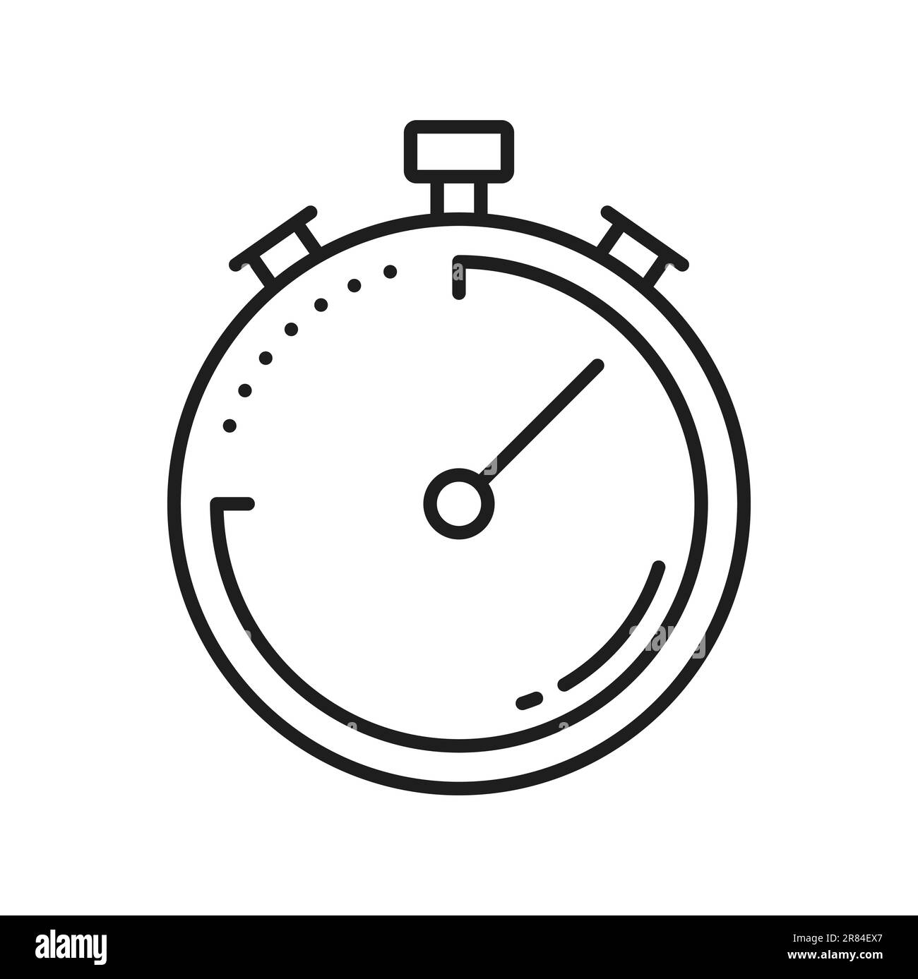 Icona del profilo del tracciatore di velocità isolato del timer del cronometro  sportivo. Cronometro vettoriale conto alla rovescia, contatore di  addestramento con pulsante, indicatore di velocità, scadenza Immagine e  Vettoriale - Alamy