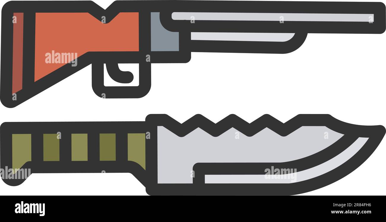Immagine vettoriale icona arma. Illustrazione Vettoriale