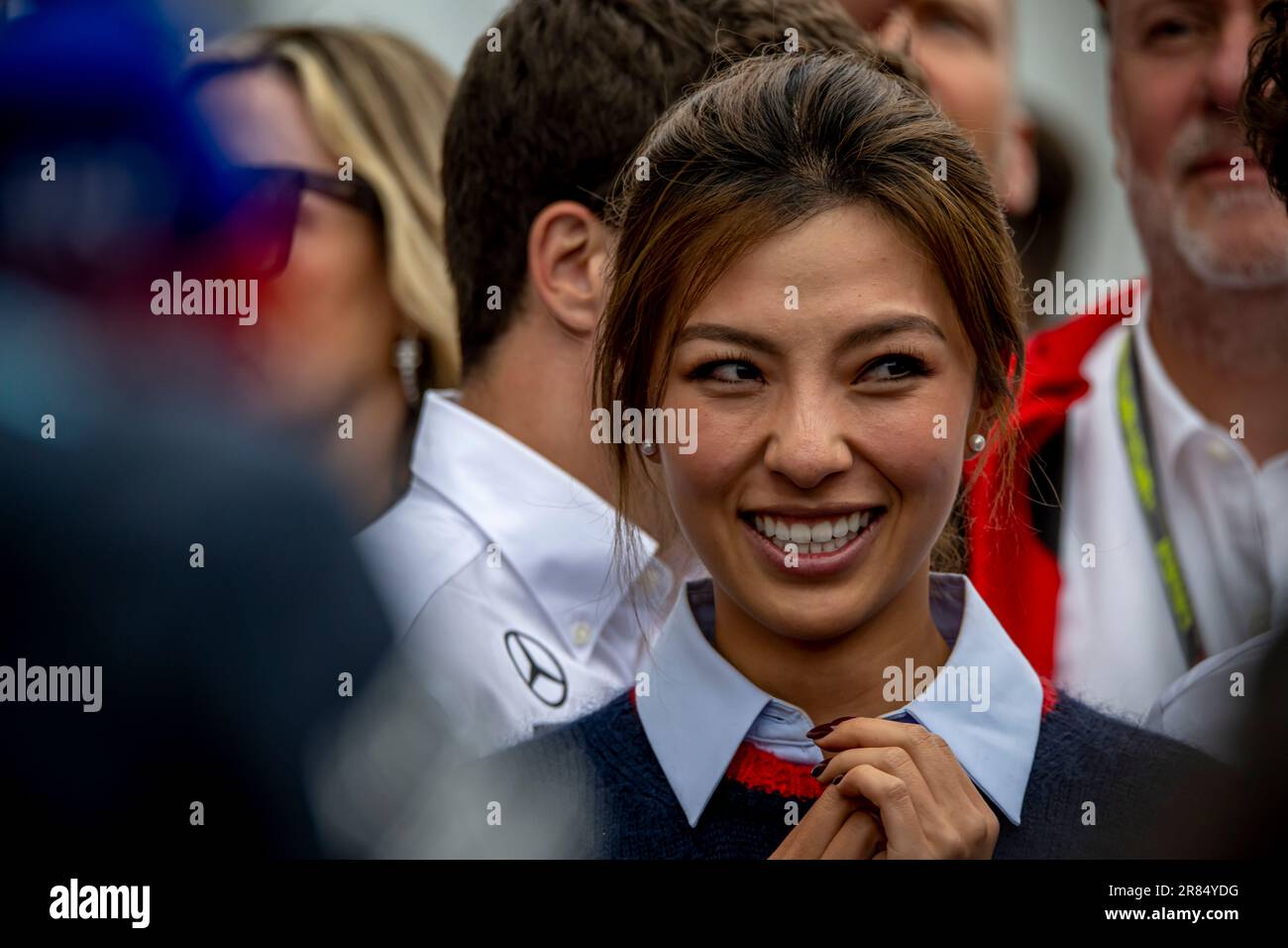 Montréal, Canada, 19th giu 2023, Lily partecipa al giorno di gara, 09° round del campionato di Formula 1 2023. Credit: Michael Potts/Alamy Live News Foto Stock