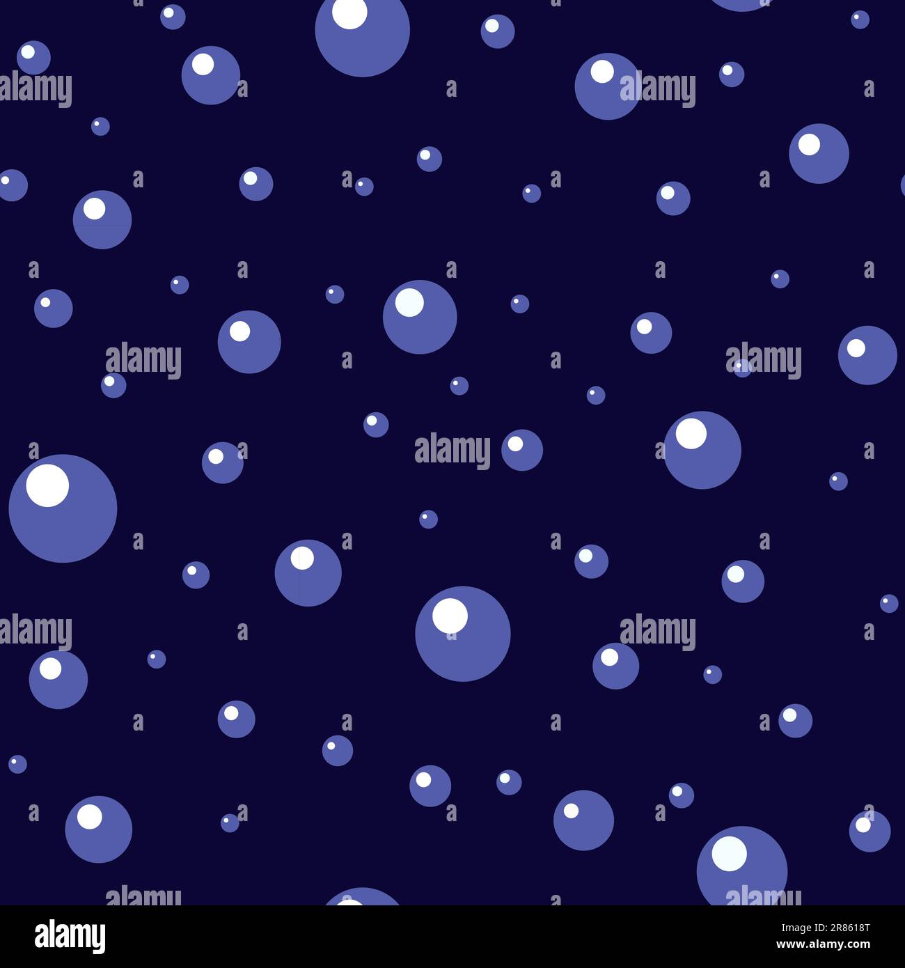 Motivo senza cuciture con bolle di sapone. Sfondo vettoriale. Illustrazione Vettoriale