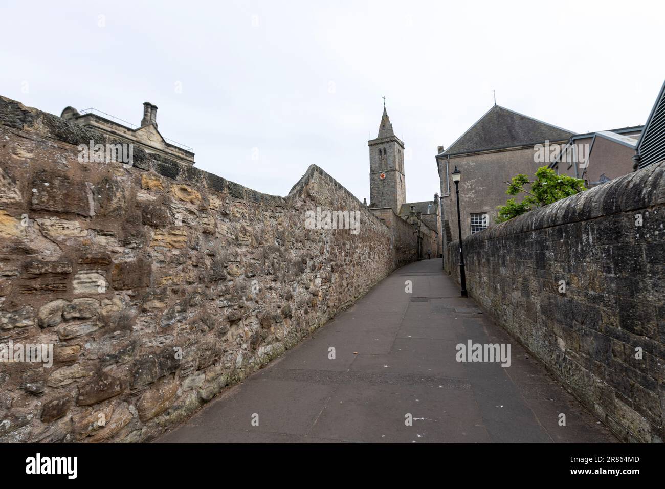 Butts Wynd, , St Salvator's Chapel, St Andrews, Fife , Scozia, Regno Unito Foto Stock