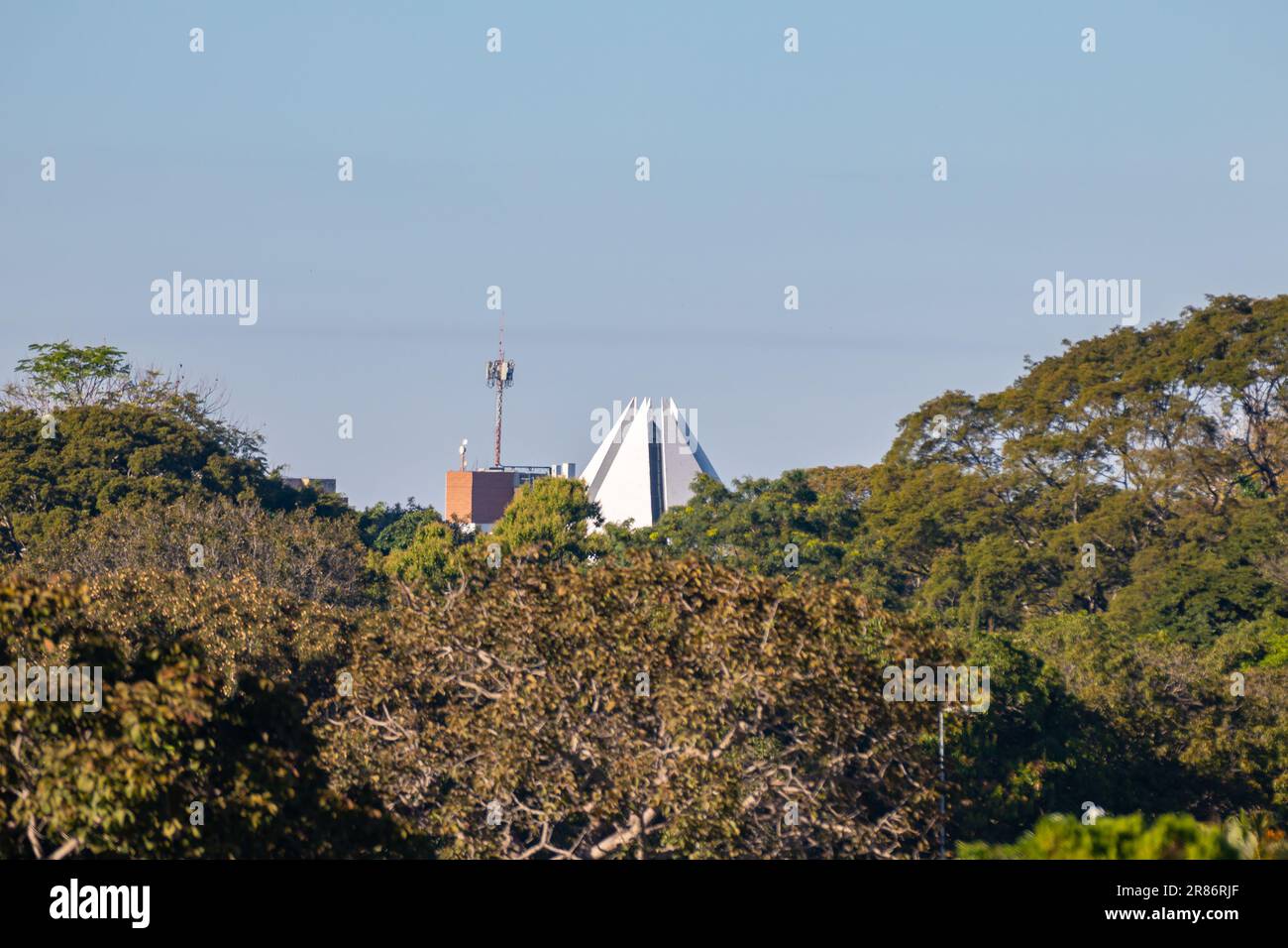Tempio di buona volontà sotto forma di piramide Foto Stock