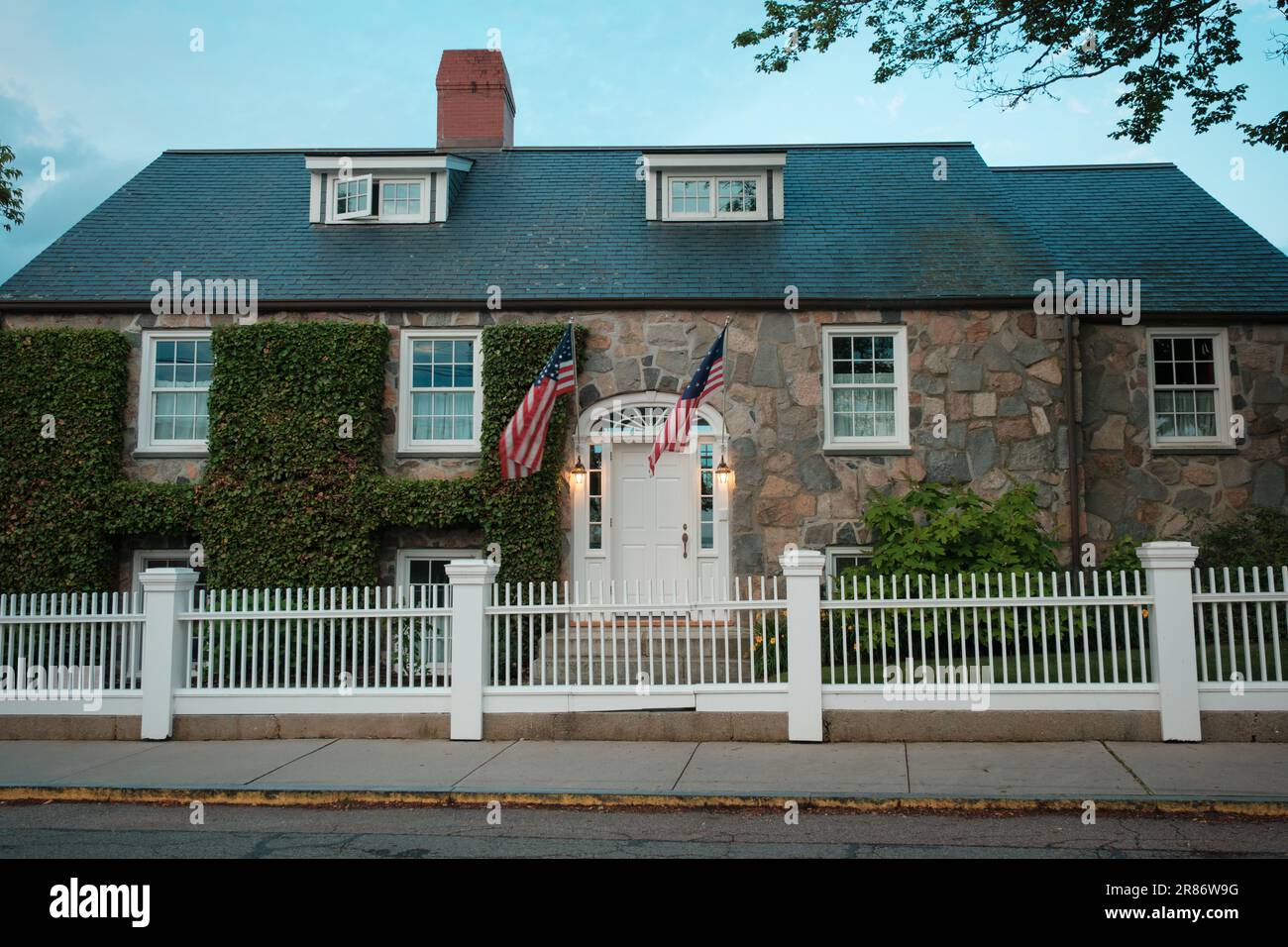Bella casa a Stonington, Connecticut Foto Stock