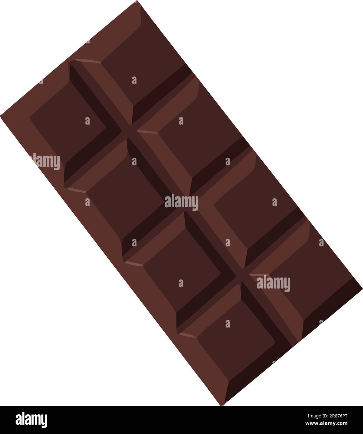 Barra di cioccolato design Illustrazione Vettoriale