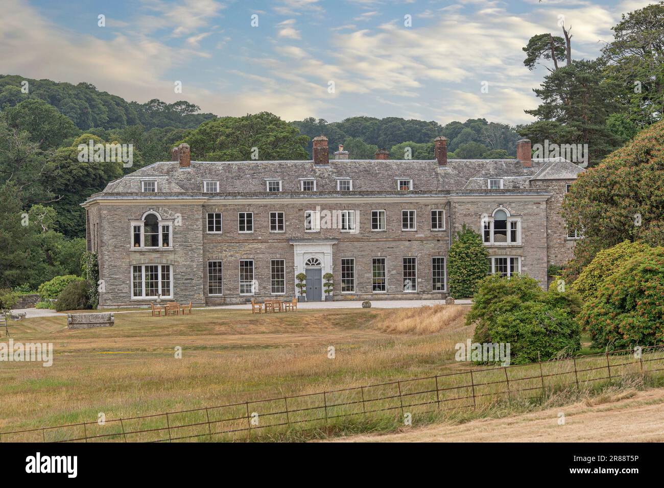 Boconnoc. Casa, Cornovaglia Foto Stock