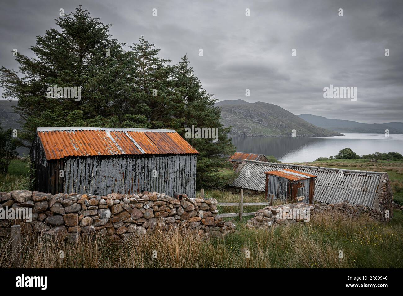 Poco Loch Ginestra Foto Stock