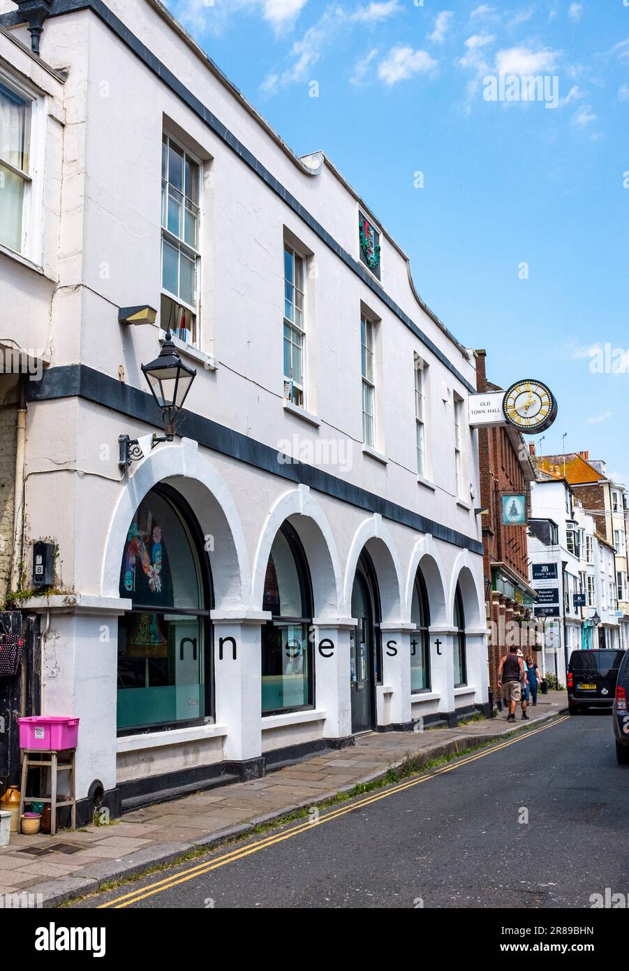 Hastings East Sussex , Inghilterra Regno Unito - Hastings Old Town Hall Foto Stock