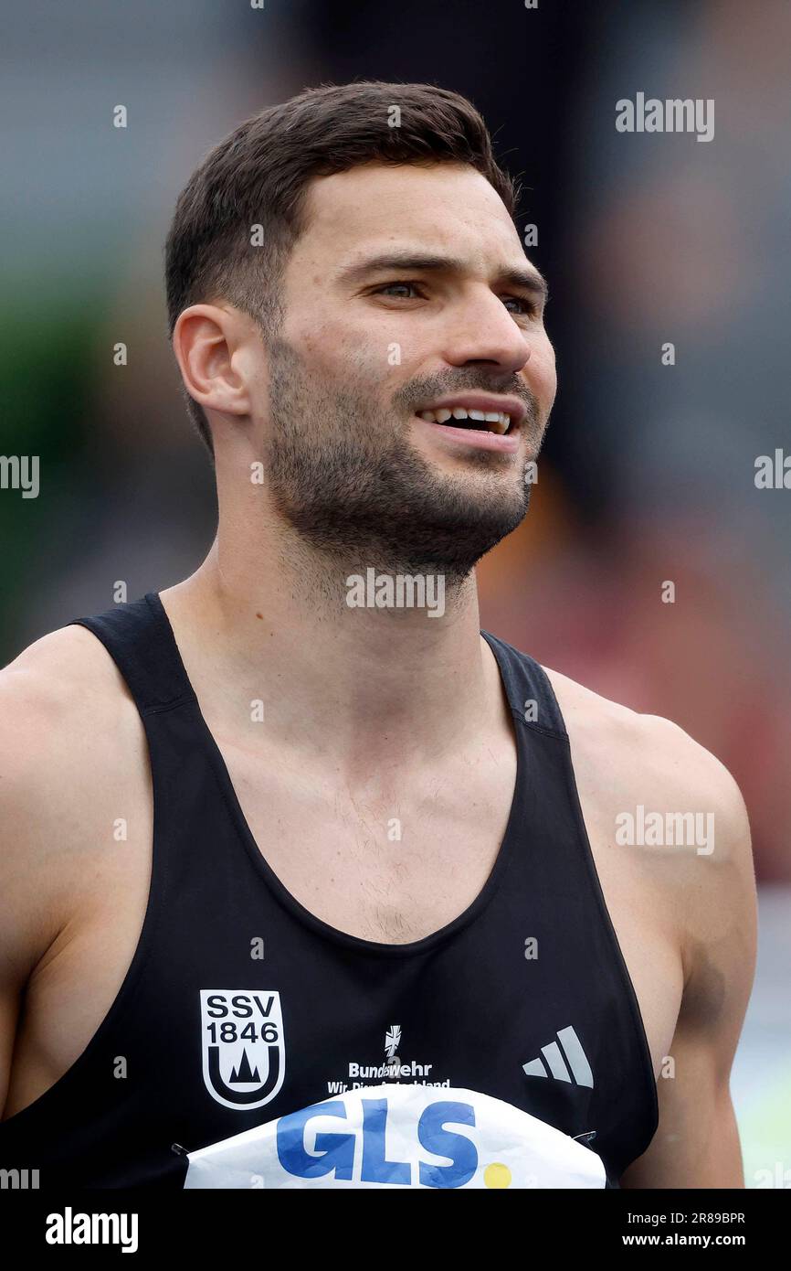 Leichtathletik, 26. Stadtwerke Ratingen Mehrkampf - riunione em 18. 06. 2023 in Ratingen , Deutschland Zehnkampf Männer, Stabhochsprung NOWAK Tim SSV Ulm 1846 Foto : Norbert Schmidt, Düsseldorf Foto Stock