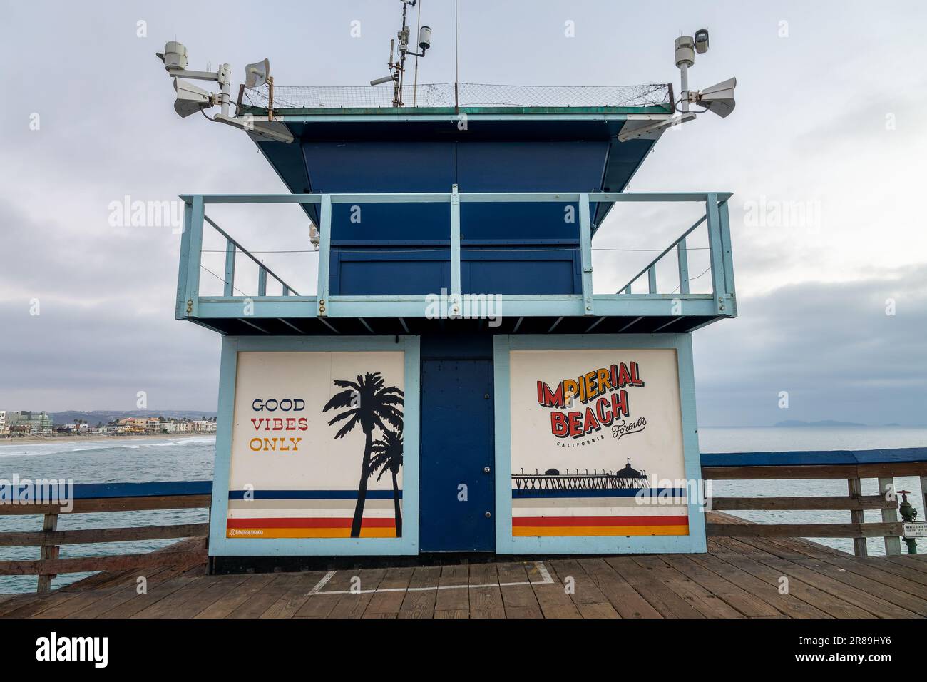 Molo Imperial Beach a San Diego, California Foto Stock