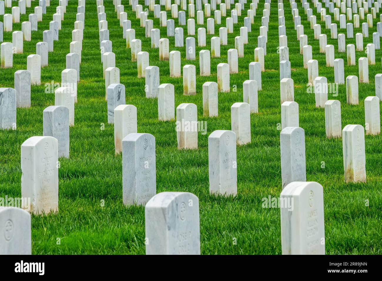 Cimitero militare nazionale di Fort Rosecrans, San Diego, California, USA Foto Stock