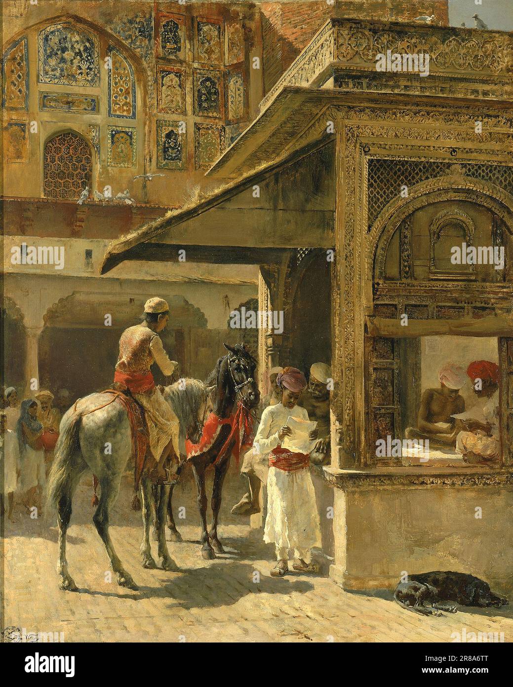 Mercanti indù ca. 1885 di Edwin Lord Weeks, nato Boston, ma 1849-morto Parigi, Francia 1903 Foto Stock