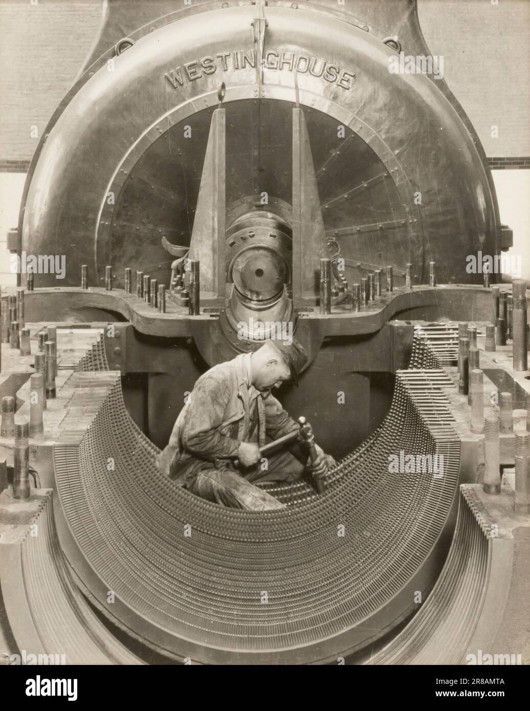 Cuore della turbina 1930 di Lewis W. Hine, nato Oshkosh, WI 1874-Deared Hastings-on-Hudson, NY 1940 Foto Stock