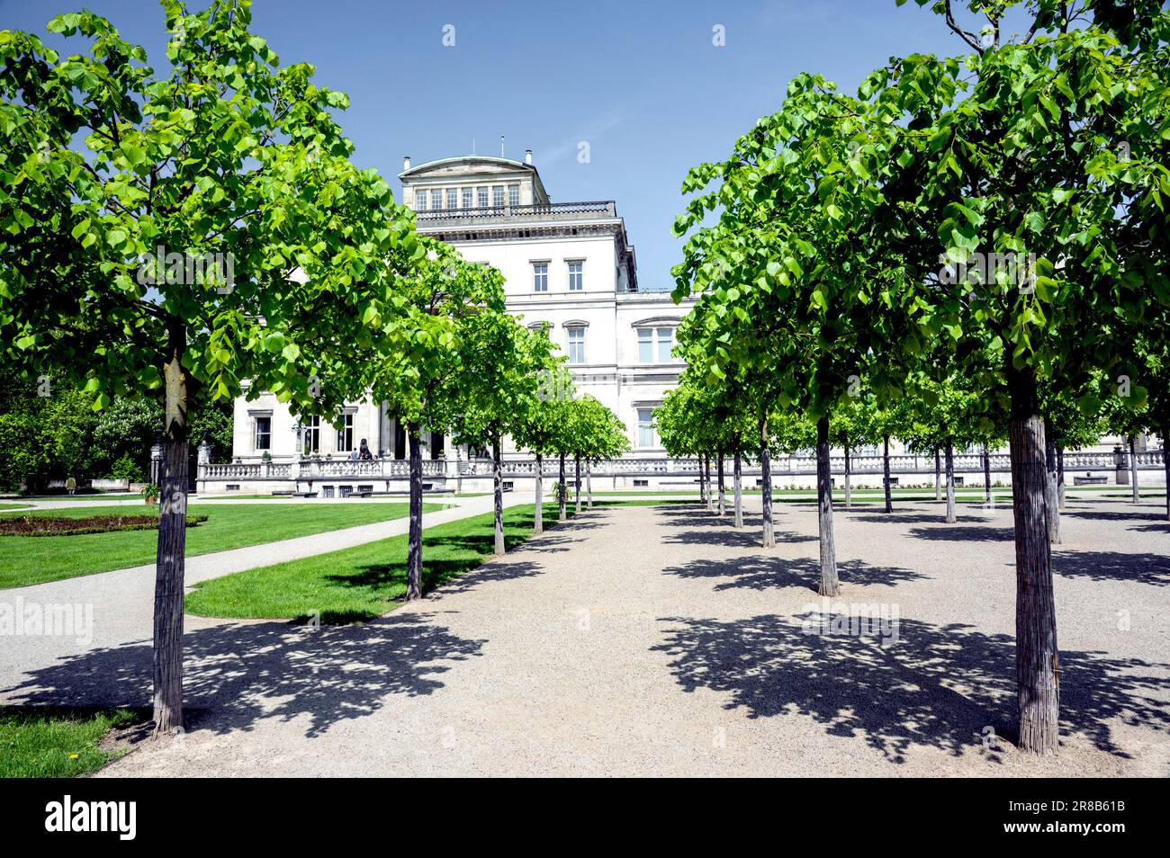 Essen: Villa Huegel (Ruhrgebiet, Nordrhein-Westfalen, Deutschland) Foto Stock