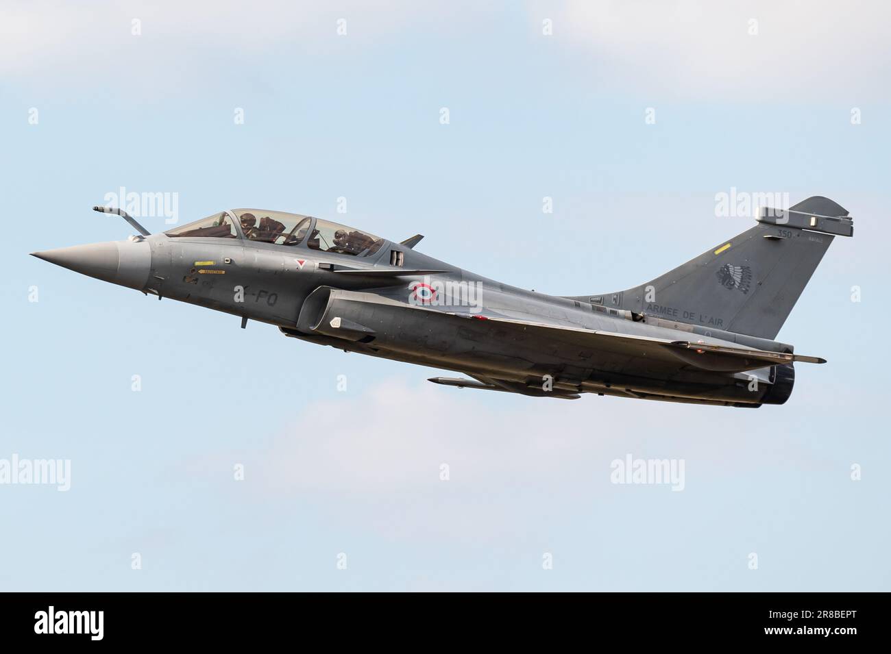 Un Dassault Rafale B della forza aerea e spaziale francese. Foto Stock