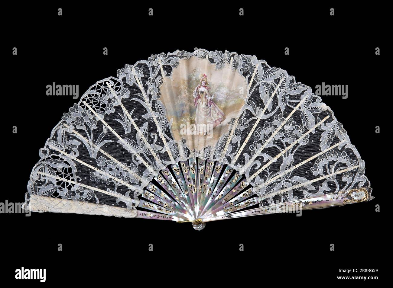Fan 1890-1910 by Unidentified Foto Stock
