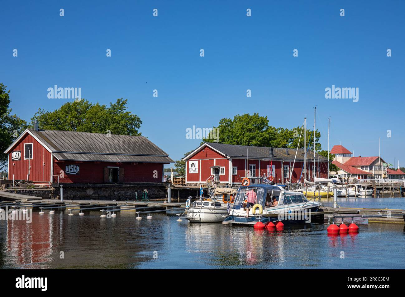 Porto per gli ospiti a Tammisaari o Ekenäs, Finlandia Foto Stock