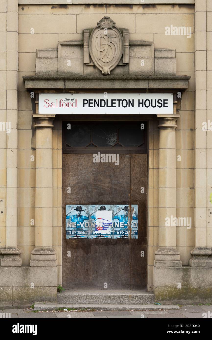 Città di Salford Pendleton House Foto Stock