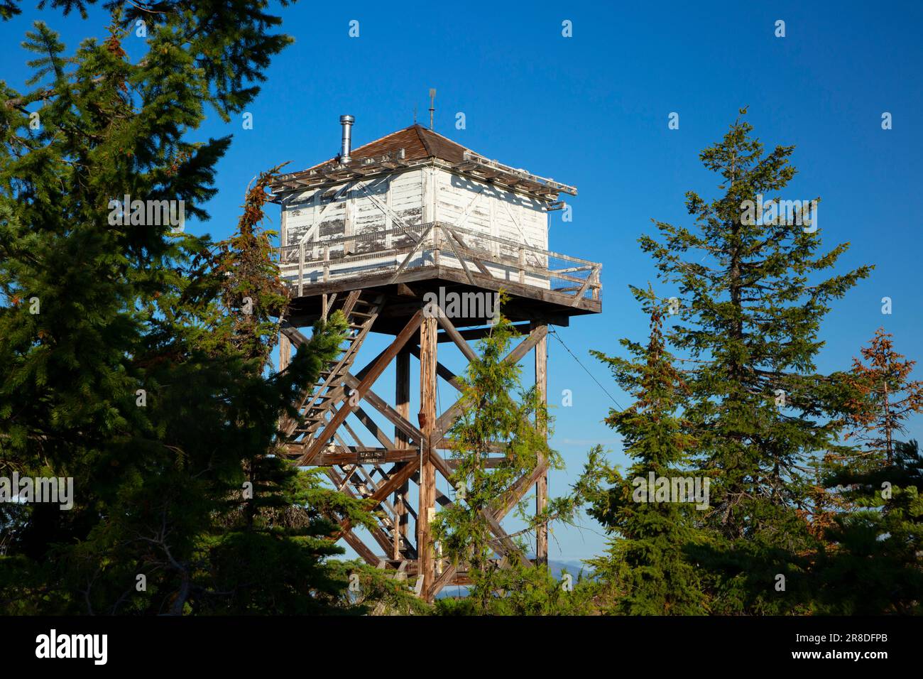 Illahee Rock Lookout, Umpqua National Forest, Oregon Foto Stock