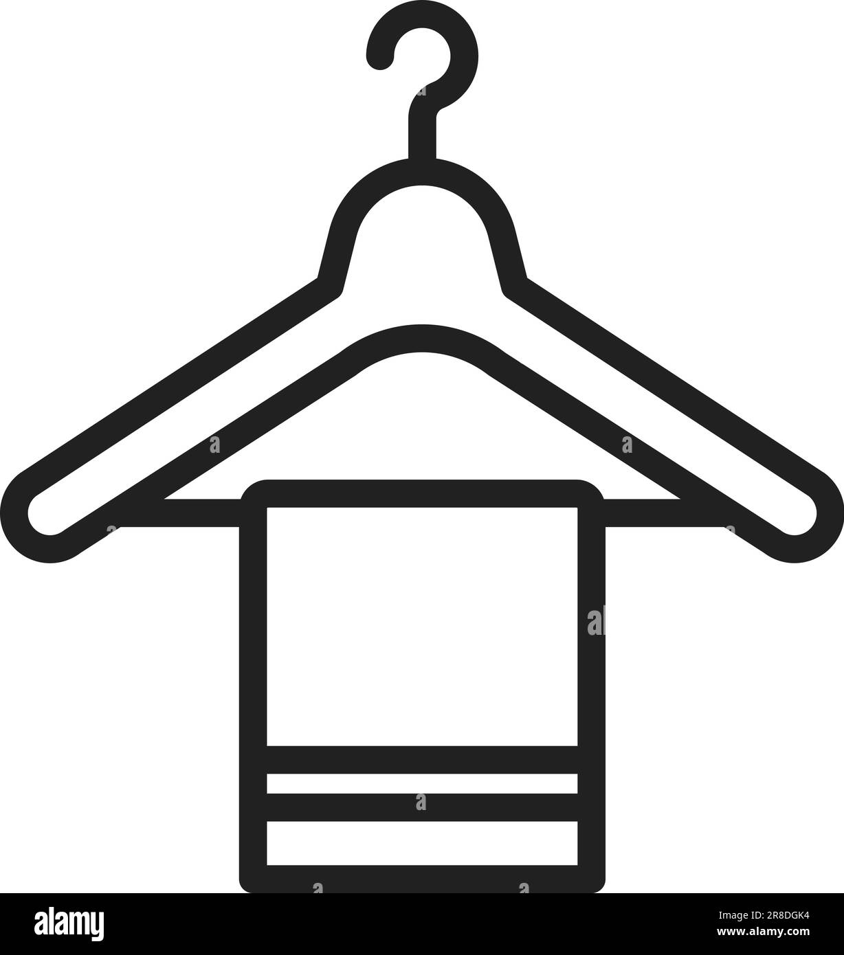 Immagine icona appendiabiti. Illustrazione Vettoriale