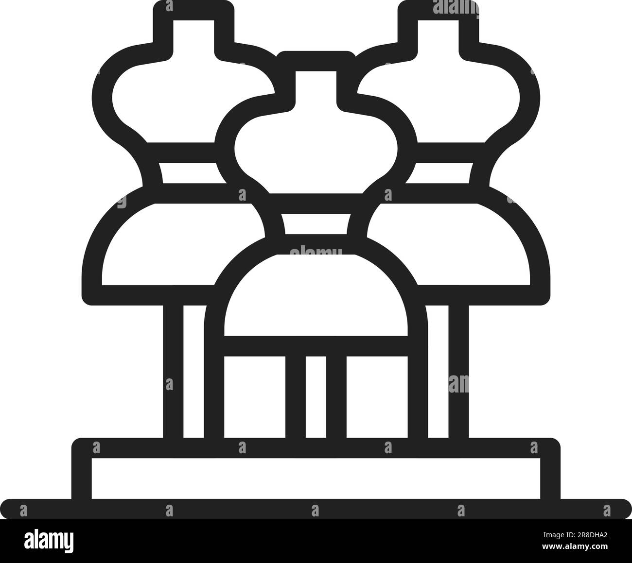 Immagine icona della fiera di abbigliamento. Illustrazione Vettoriale