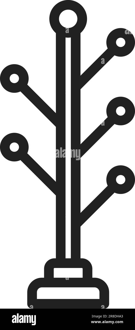 Immagine icona appendiabiti. Illustrazione Vettoriale