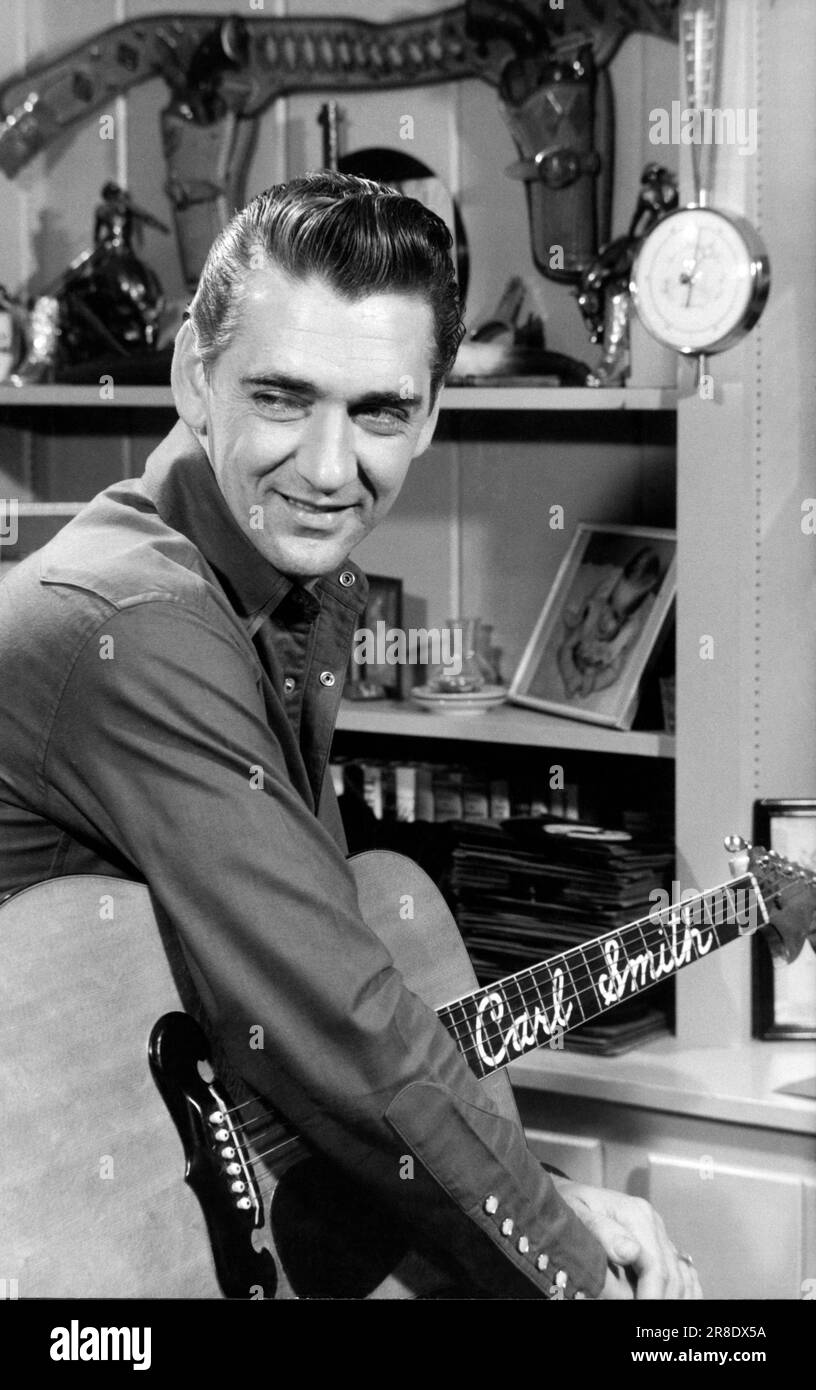 Tennessee, c 1958, star della musica country Carl Smith. Foto Stock