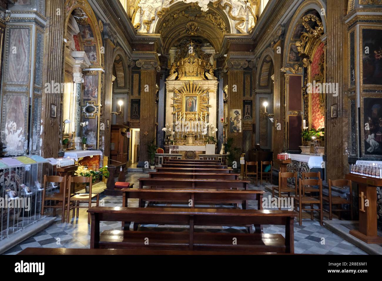 Chiesa Santa Maria in Trivio a Roma Italia Foto Stock