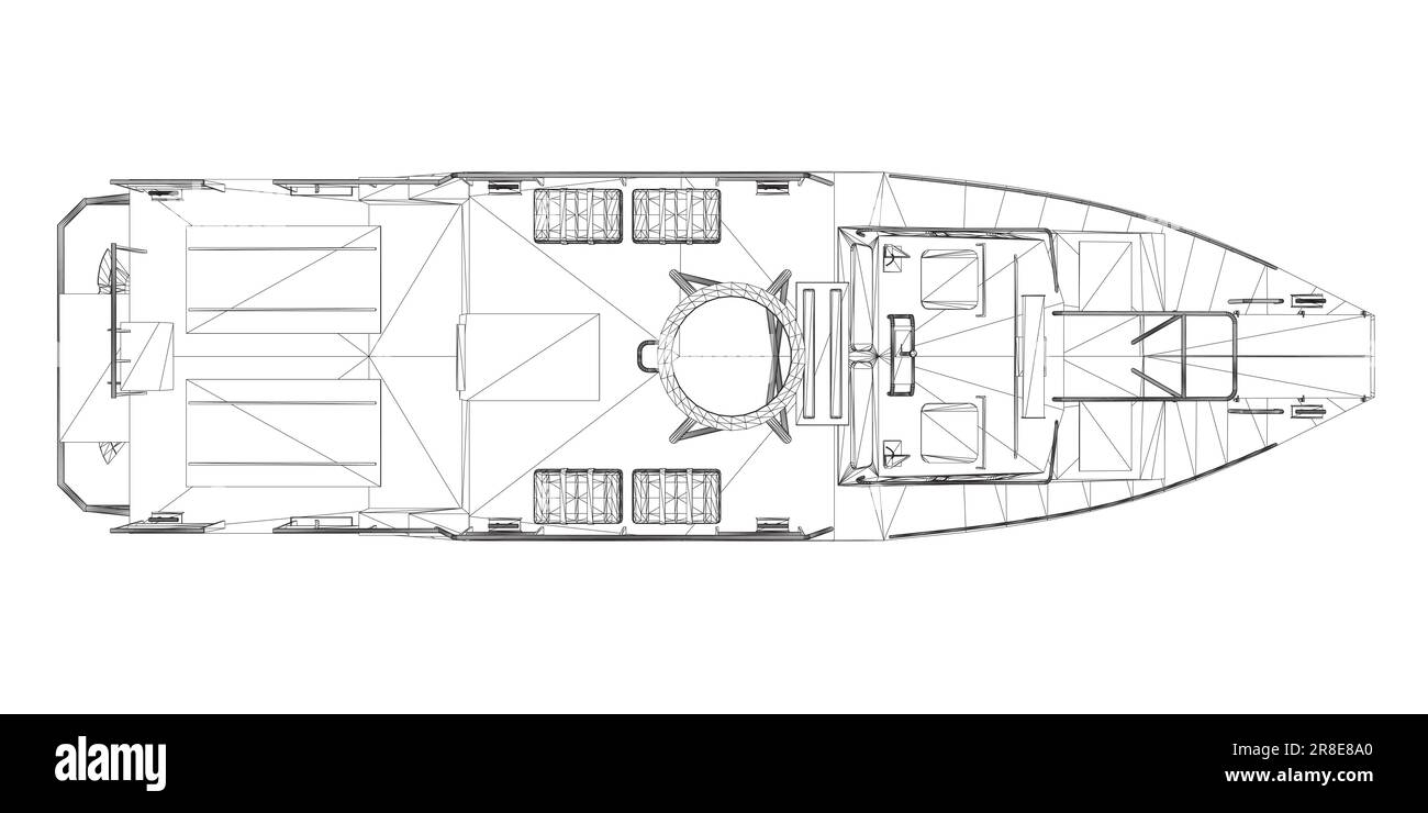 Wireframe icona nave da guerra. Navi militari e navali. immagini vettoriali isolate. Vettore wireframe della nave militare. iso vettore modello veicolo militare Illustrazione Vettoriale