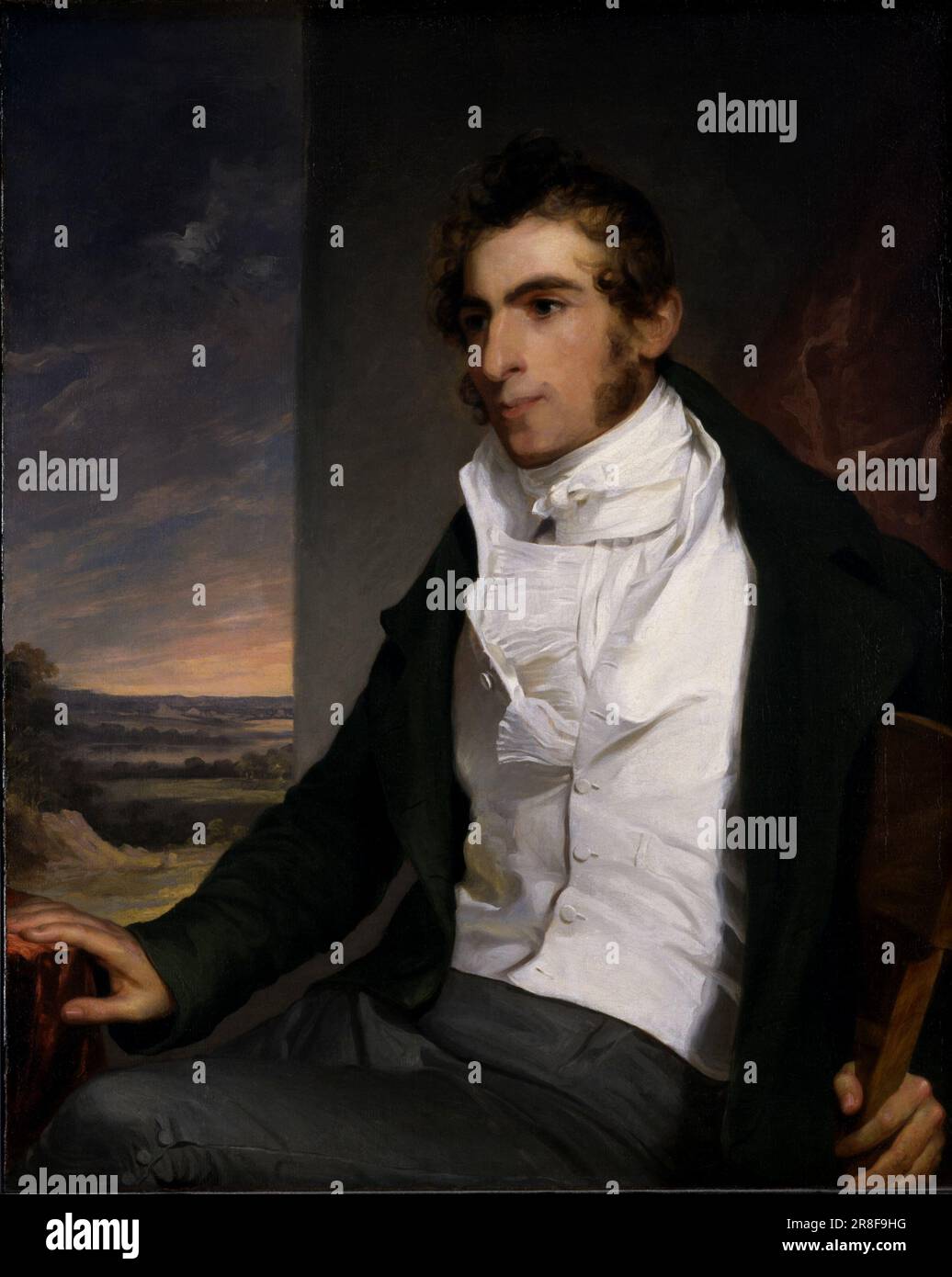 Daniel la Motte 1812-1813 di Thomas Sully, nato Horncastle, Inghilterra 1783-morto Filadelfia, PA 1872 Foto Stock