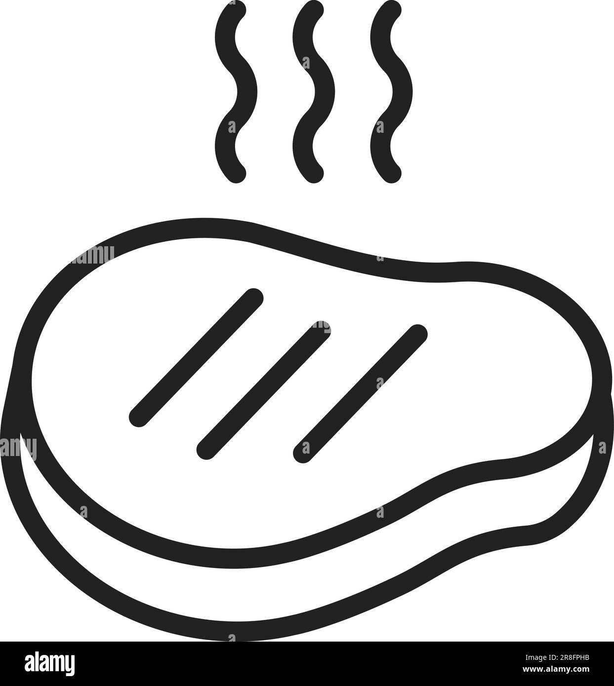 Immagine icona bistecche. Illustrazione Vettoriale